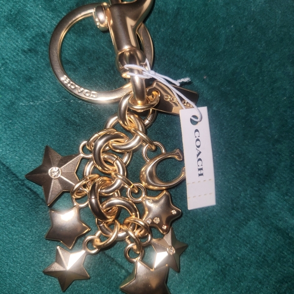 Coach Star Gold Keychains - Picture 2 of 4